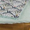 Lingettes lavables Éventails vert menthe – Les cousettes de Bobinette