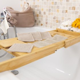 Lingettes démaquillantes lavables double face Cappuccino – Éponge bambou & nid d’abeille