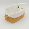Trousse de toilette imperméable Jaune Curcuma – Nid d’abeille – Format 20x10x10 cm – Femme & Homme – Fait main France