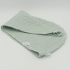 Serviette cheveux vert menthe nid d’abeille – 100% Coton OEKO-TEX et GOTS – Légère & absorbante
