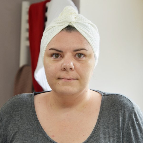 Serviette cheveux Écrunid d’abeille – 100% Coton OEKO-TEX et GOTS – Fait main France