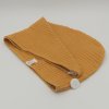 Serviette cheveux Jaune Curcuma – Nid d’abeille 100% coton – Plopping & séchage rapide