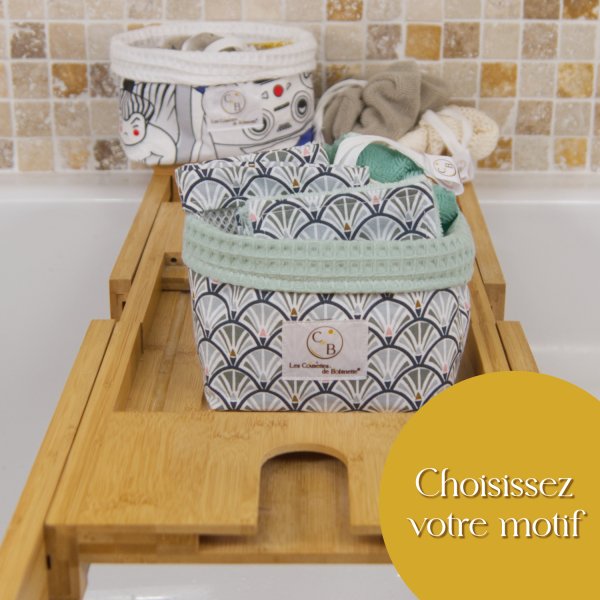 Mini panier Cocooning C de B Les cousettes de Bobinette