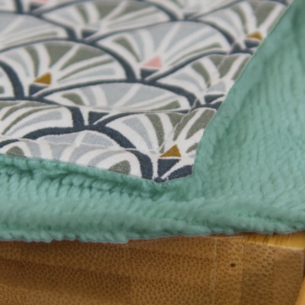 Lingettes démaquillantes lavables vert menthe – Made in France