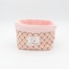 Petit panier Rose Paon C de B Les cousettes de Bobinette