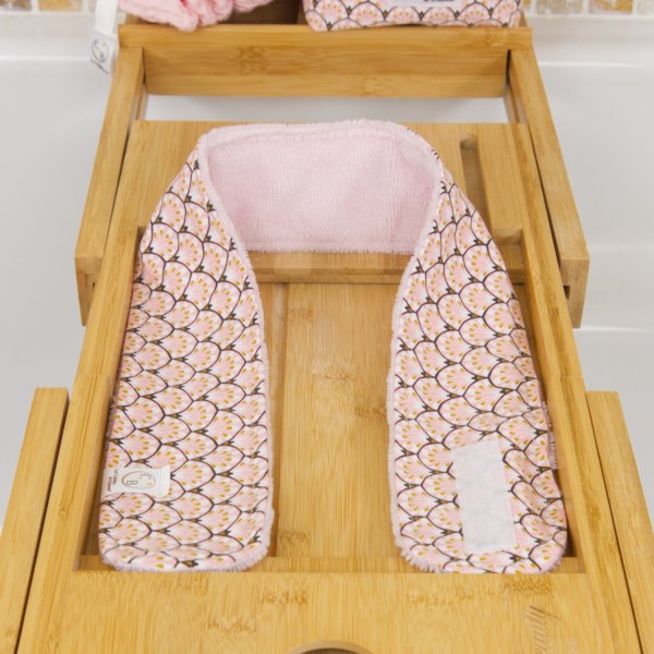 Ensemble de 7 lingettes démaquillantes, bandeau make-up et filet de lavage