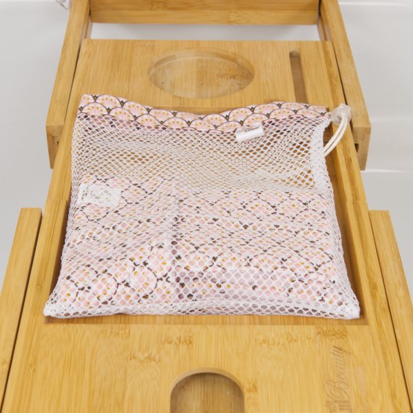 Ensemble de 7 lingettes démaquillantes, bandeau make-up et filet de lavage