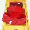 Pack 7 lingettes, bandeau make up et filet de lavage Rouge Coeurs