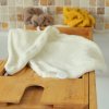 Lot de 2 serviettes cheveux micro éponge bambou Ecru Cappuccino
