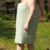 Sortie de bain adulte nid d’abeille OEKO-TEX & GOTS – Femme & Homme – C de B Les cousettes de Bobinette