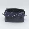 Trousse de toilette homme en simili cuir bleu marine – Série limitée – 20 x 10 x 10 cm