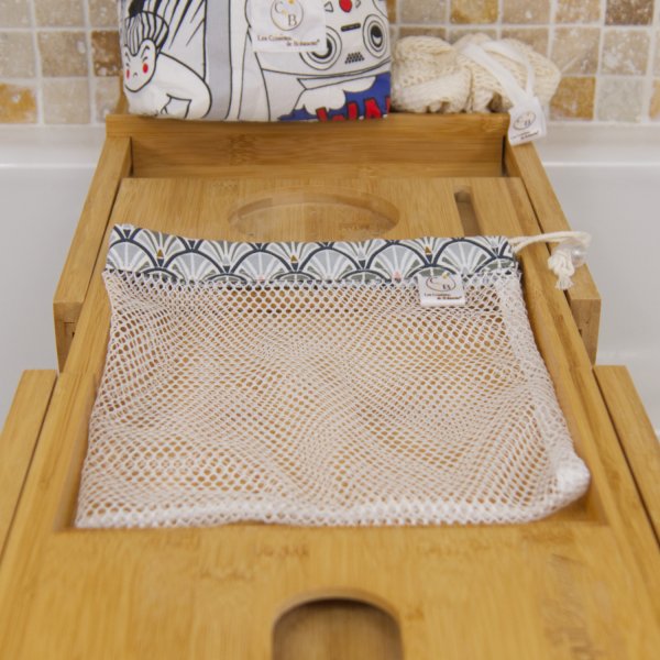 Ensemble de 7 lingettes démaquillantes, bandeau make-up et filet de lavage