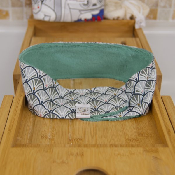 Ensemble de 7 lingettes démaquillantes, bandeau make-up et filet de lavage