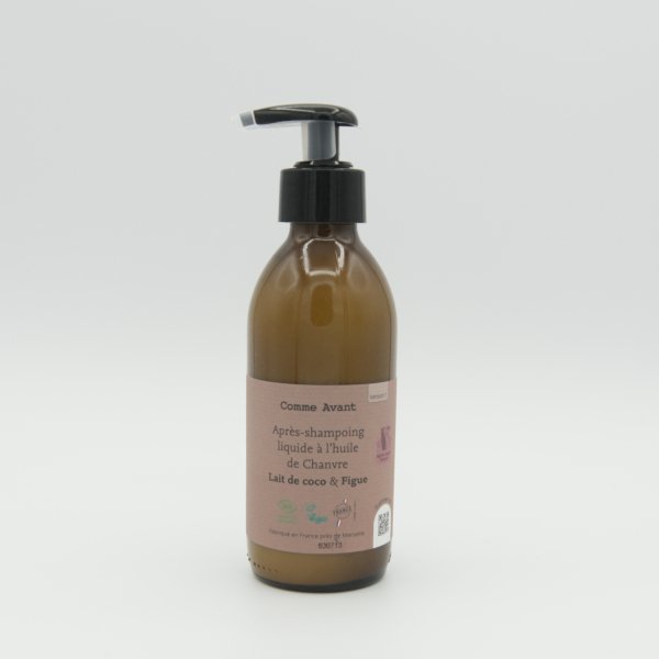 Après shampoing liquide à l'huile de chanvre Comme Avant chez Les cousettes de Bobinette