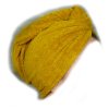 Serviette cheveux jaune curcuma