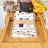 Lot de 2 serviettes visages Ecru Fauve