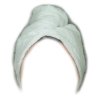 Serviette cheveux micro éponge bambou Blanc