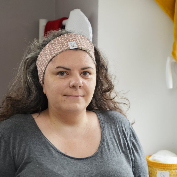 Ensemble de 7 lingettes démaquillantes, bandeau make-up et filet de lavage
