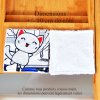 Lingettes démaquillantes lavables Blanc manga en coton et micro-éponge bambou OEKO-TEX. 10cm de côté