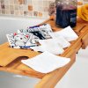 Lingettes démaquillantes lavables Blanc manga en coton et micro-éponge bambou OEKO-TEX. 10cm de côté