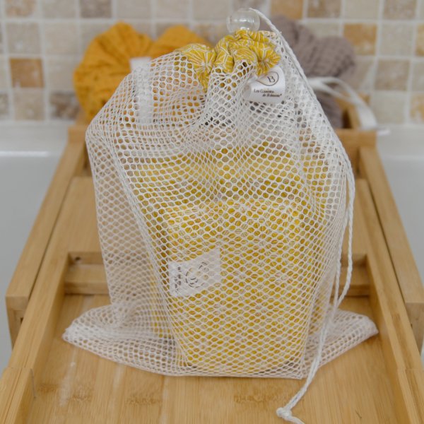 Filet de lavage pour lingettes démaquillantes lavables