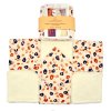 Lingettes démaquillantes lavables en coton et micro-éponge bambou OEKO-TEX écru fauve. +/-10cm de côté.