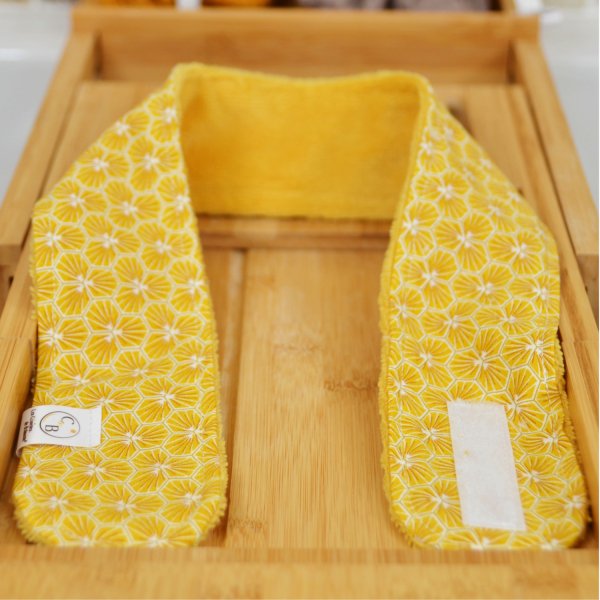 Ensemble de 7 lingettes démaquillantes, bandeau make-up et filet de lavage