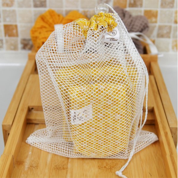 Ensemble de 7 lingettes démaquillantes, bandeau make-up et filet de lavage