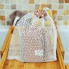 Ensemble de 7 lingettes démaquillantes, bandeau make-up et filet de lavage