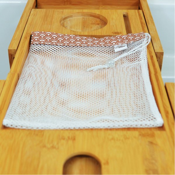 Ensemble de 7 lingettes démaquillantes, bandeau make-up et filet de lavage