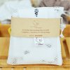 Ensemble de 7 lingettes démaquillantes, bandeau make-up et filet de lavage