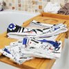 Ensemble de 7 lingettes démaquillantes, bandeau make-up et filet de lavage