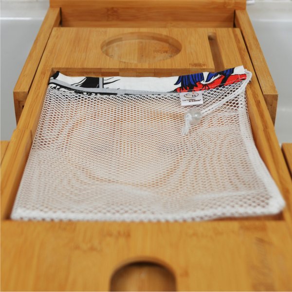 Ensemble de 7 lingettes démaquillantes, bandeau make-up et filet de lavage