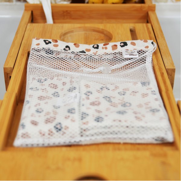 Ensemble de 7 lingettes démaquillantes, bandeau make-up et filet de lavage