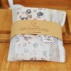 Ensemble de 7 lingettes démaquillantes, bandeau make-up et filet de lavage