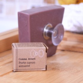 Porte savon aimanté en acier - Comme Avant