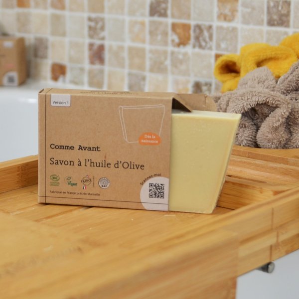Savon naturel à l'huile d'olive - Comme Avant