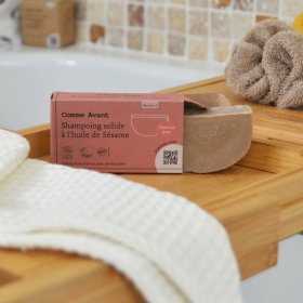 Shampoing solide à l'huile de sésame Cheveux gras - Comme Avant