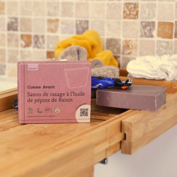 Soin de rasage naturel Comme Avant chez Les cousettes de Bobinette