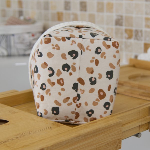 Petit panier Écru Fauve C de B Les cousettes de Bobinette