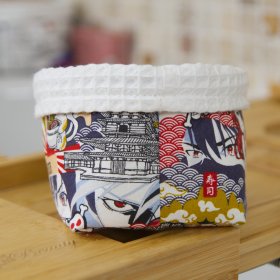 Petit panier Blanc Manga C de B Les cousettes de Bobinette