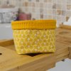 Petit panier Jaune curcuma Riad C de B Les cousettes de Bobinette