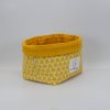 Petit panier Jaune curcuma Riad C de B Les cousettes de Bobinette