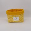 Petit panier Jaune curcuma Riad C de B Les cousettes de Bobinette