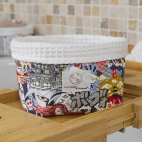 Grand panier Blanc Manga