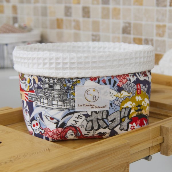 Grand panier Blanc Manga