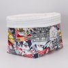Grand panier Blanc Manga C de B Les cousettes de Bobinette