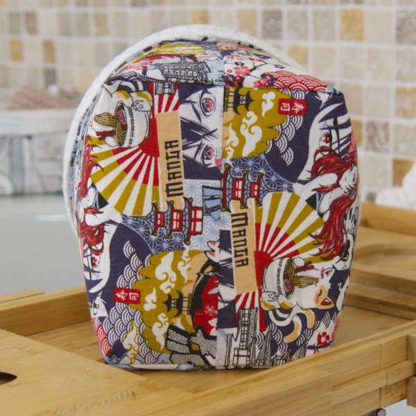 Grand panier Blanc Manga C de B Les cousettes de Bobinette
