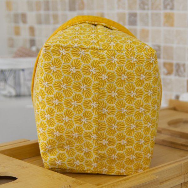 Grand panier Jaune curcuma Riad C de B Les cousettes de Bobinette