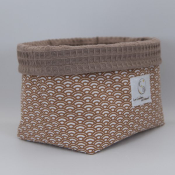 Grand panier Cappuccino Saijo C de B Les cousettes de Bobinette